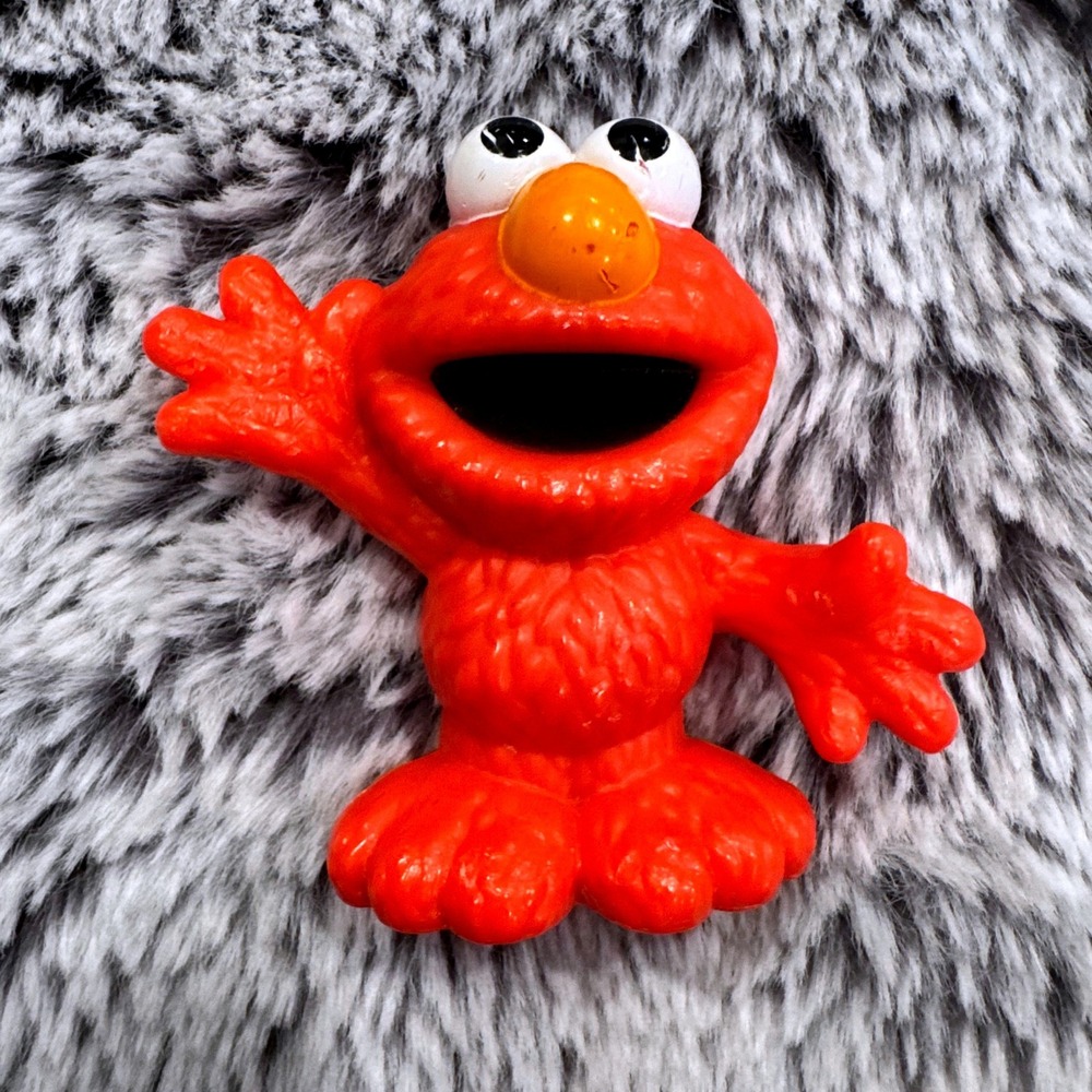 Sesame Street Elmo Figurine Toy 2013 Hasbro Playskool Red Muppet Monster Toddler